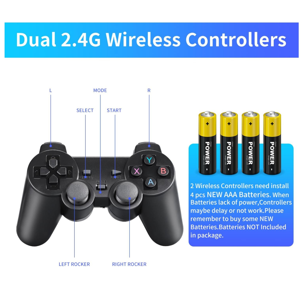 Miniatura 6 de Consola Video Juegos 2 Controles 64gb